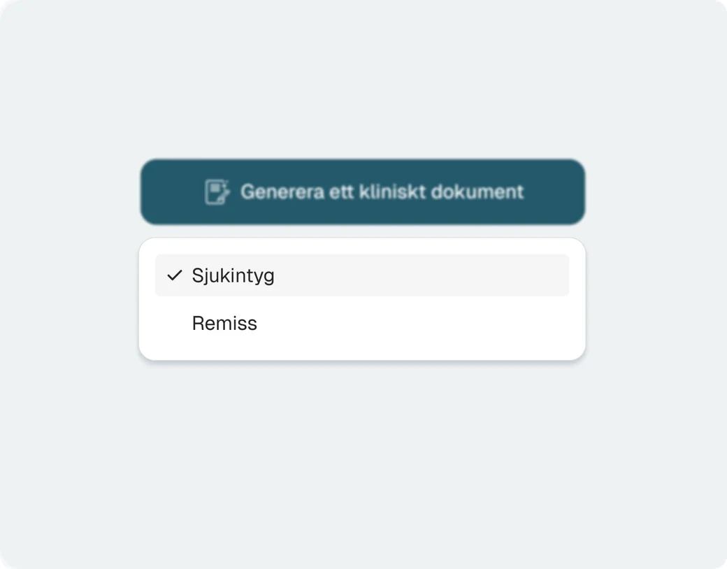 Skapa remisser och sjukintyg automatiskt