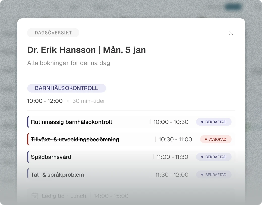 Smart matchning av lediga tider