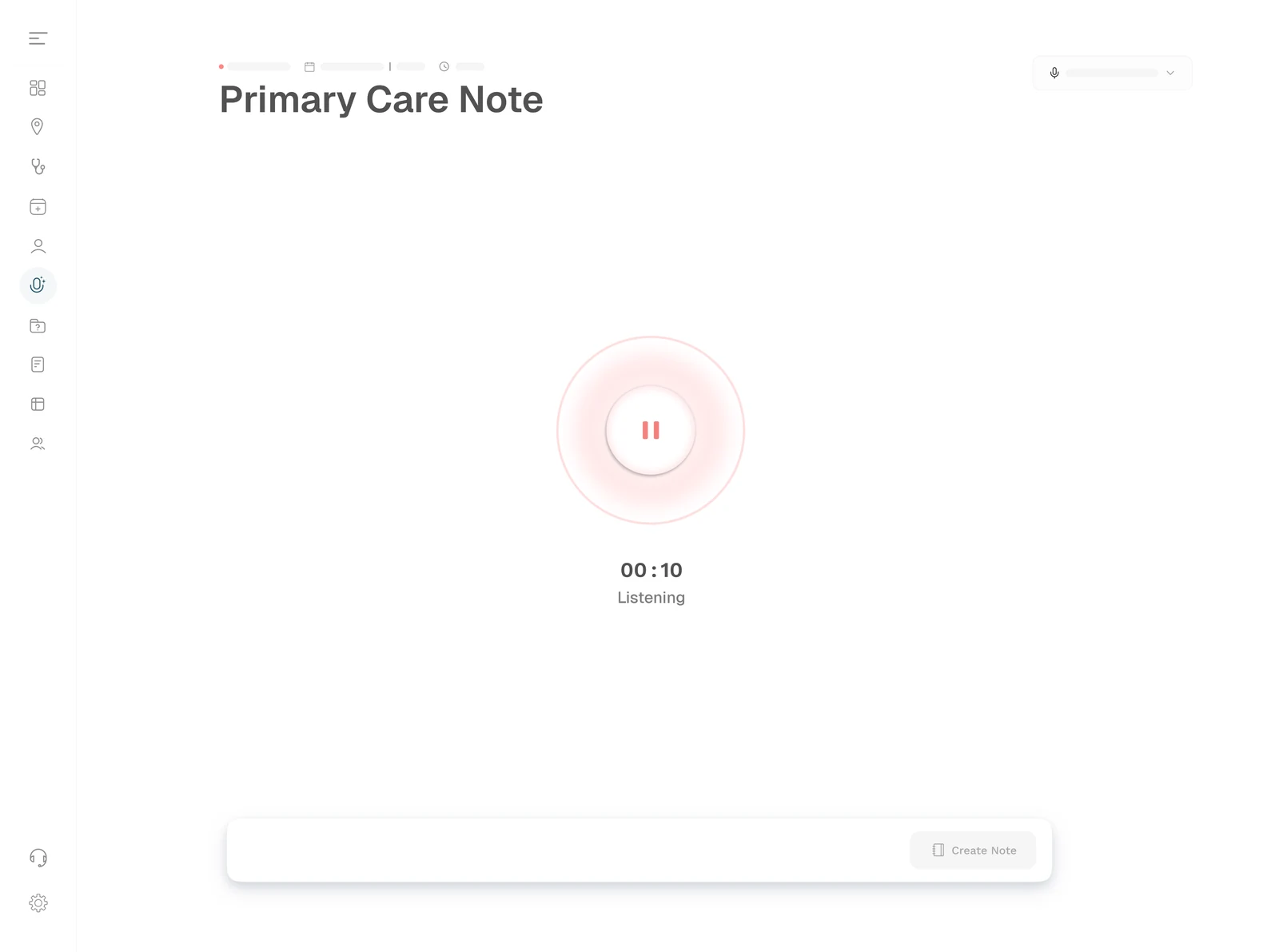Primary Care Note