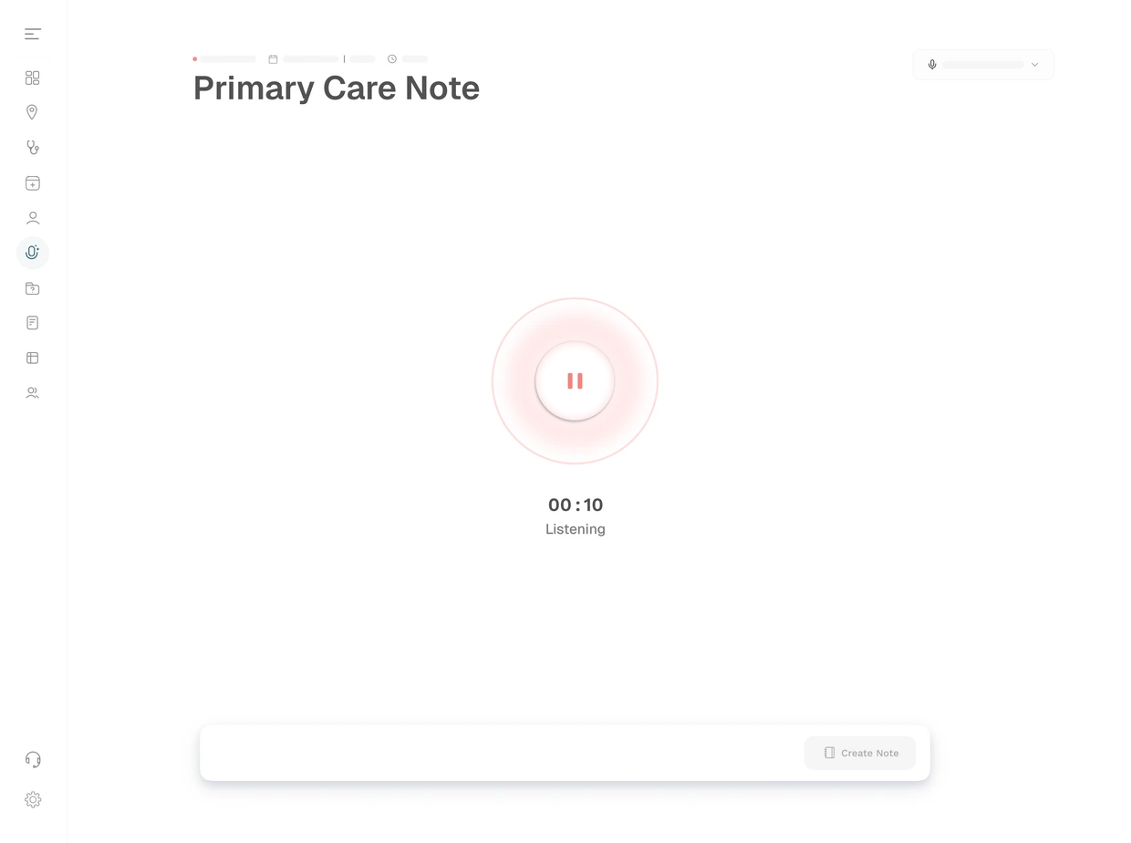 Clinvvo AI Scribe consultation note