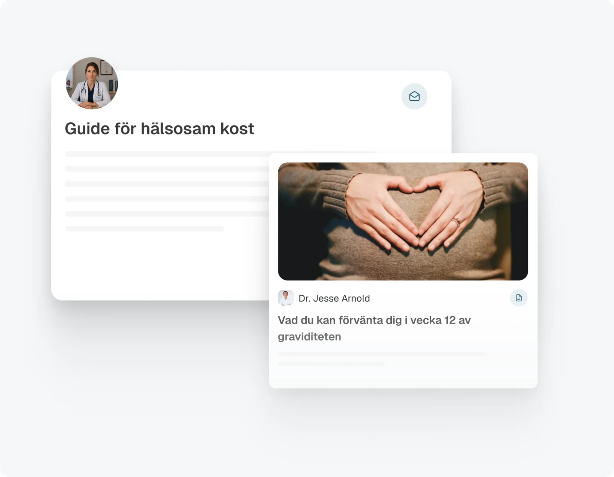 Personligt information för fortsatt vård