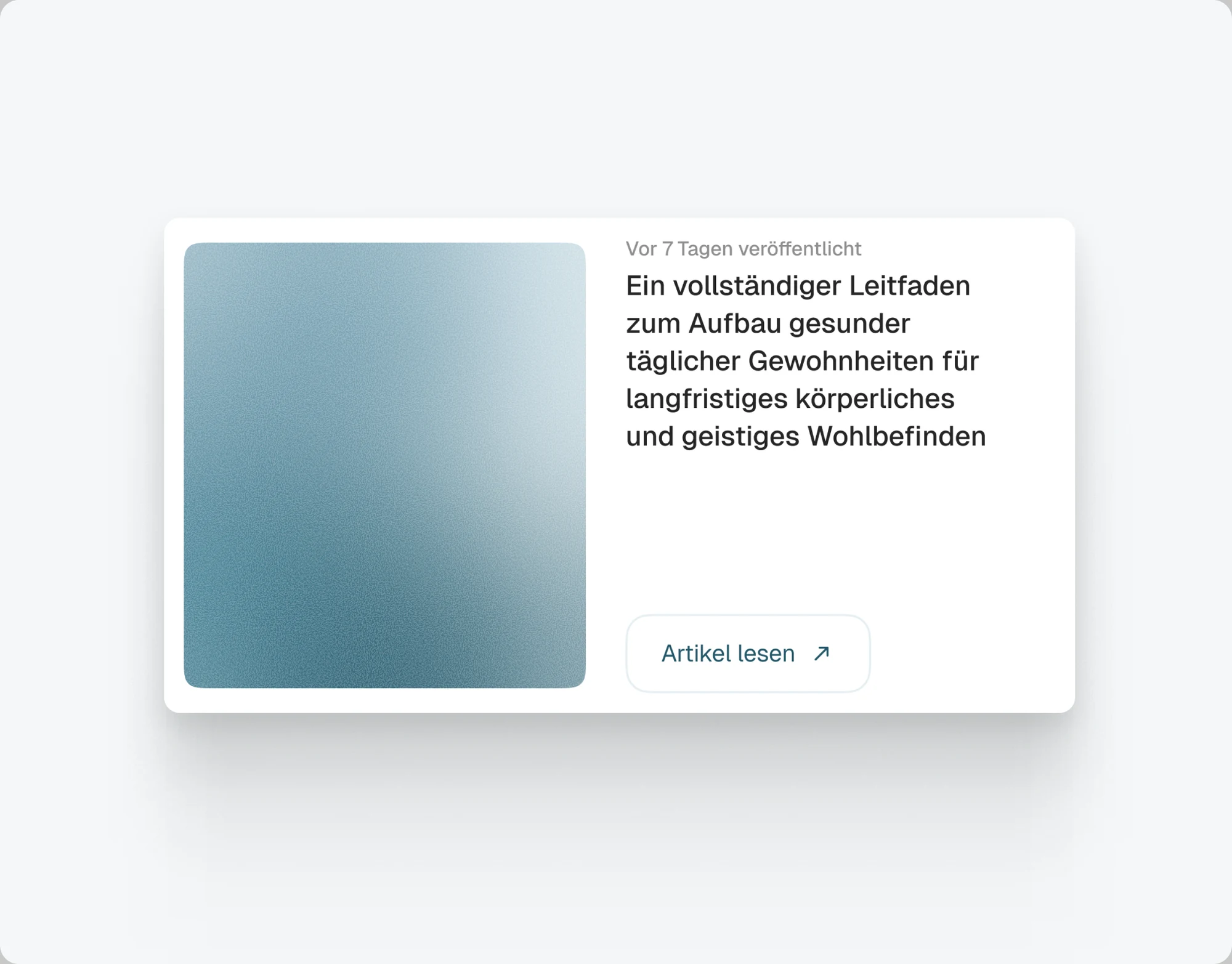 Lesen, bevor Sie senden
