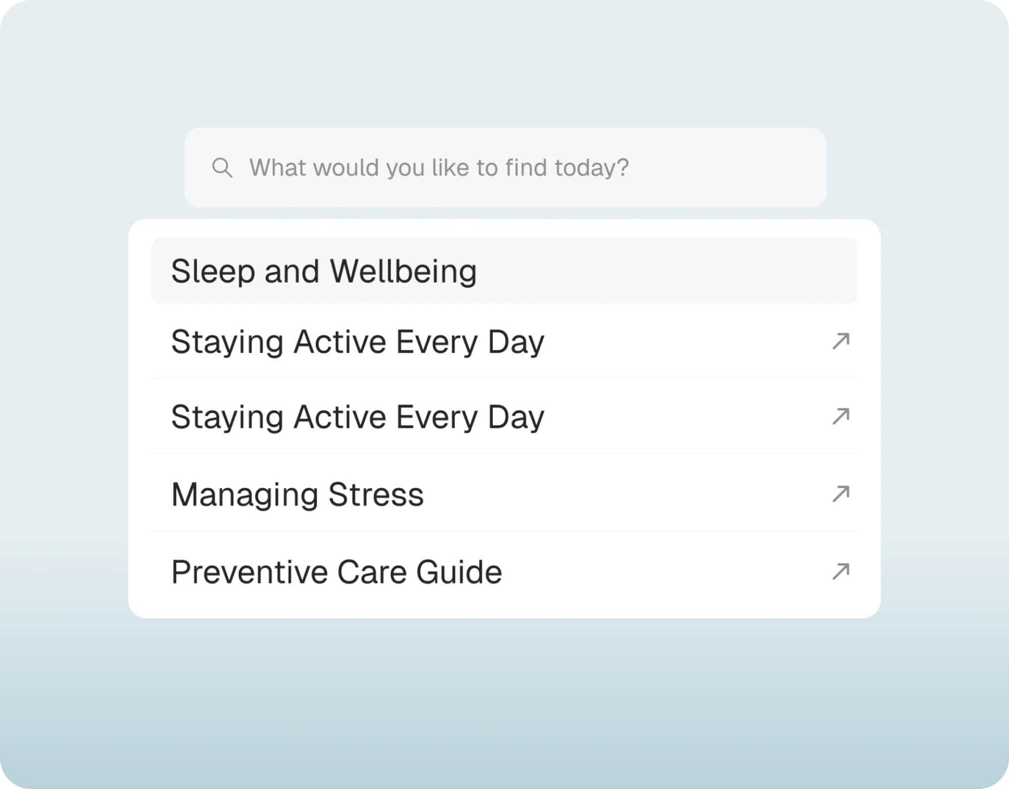 Quick Search and Filters