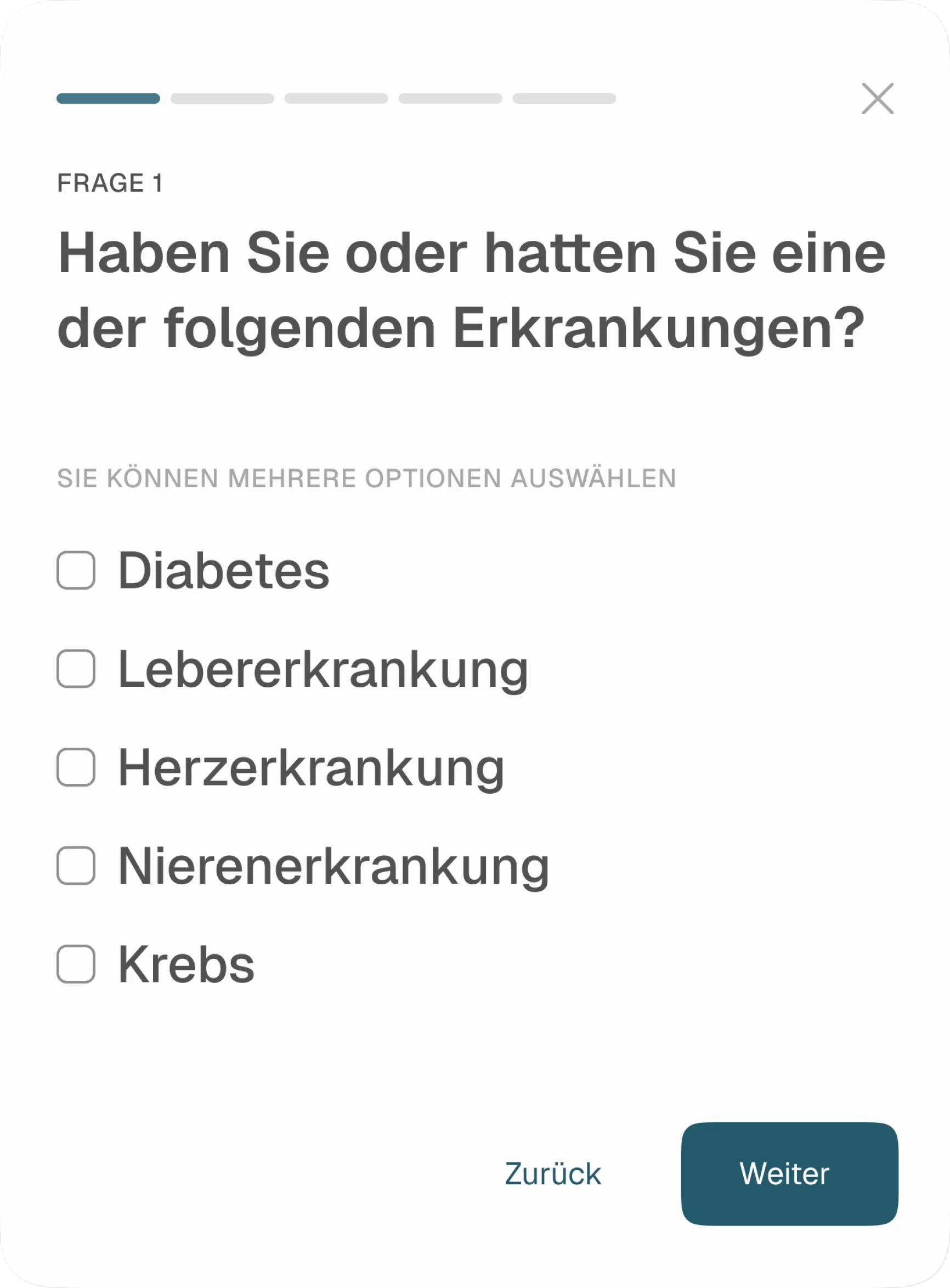 Clinvvo patient intake question