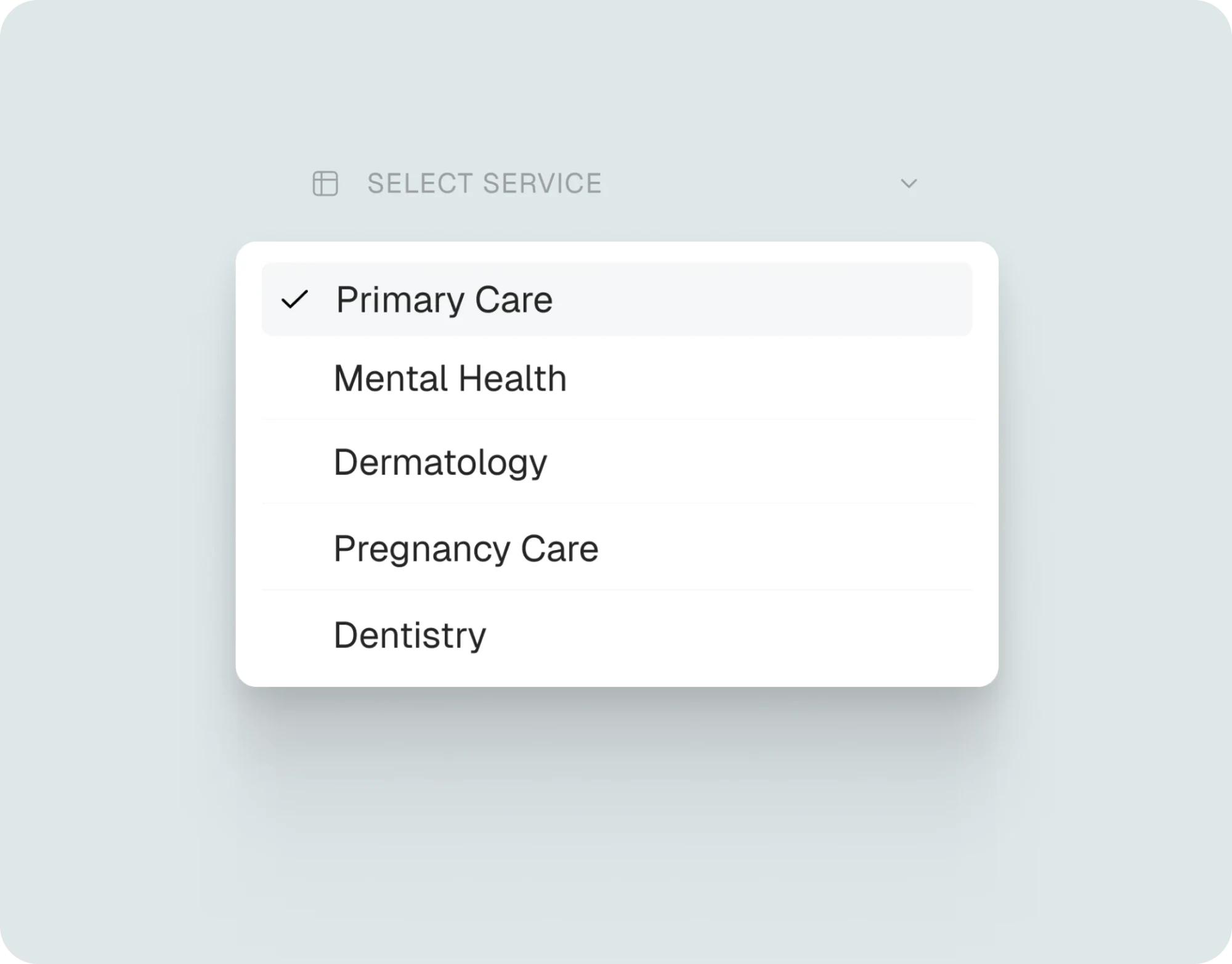Service Specific Patient Forms