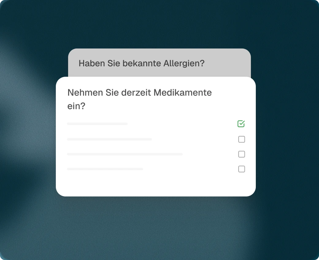 Vielseitige Auswahl- und Textfelder