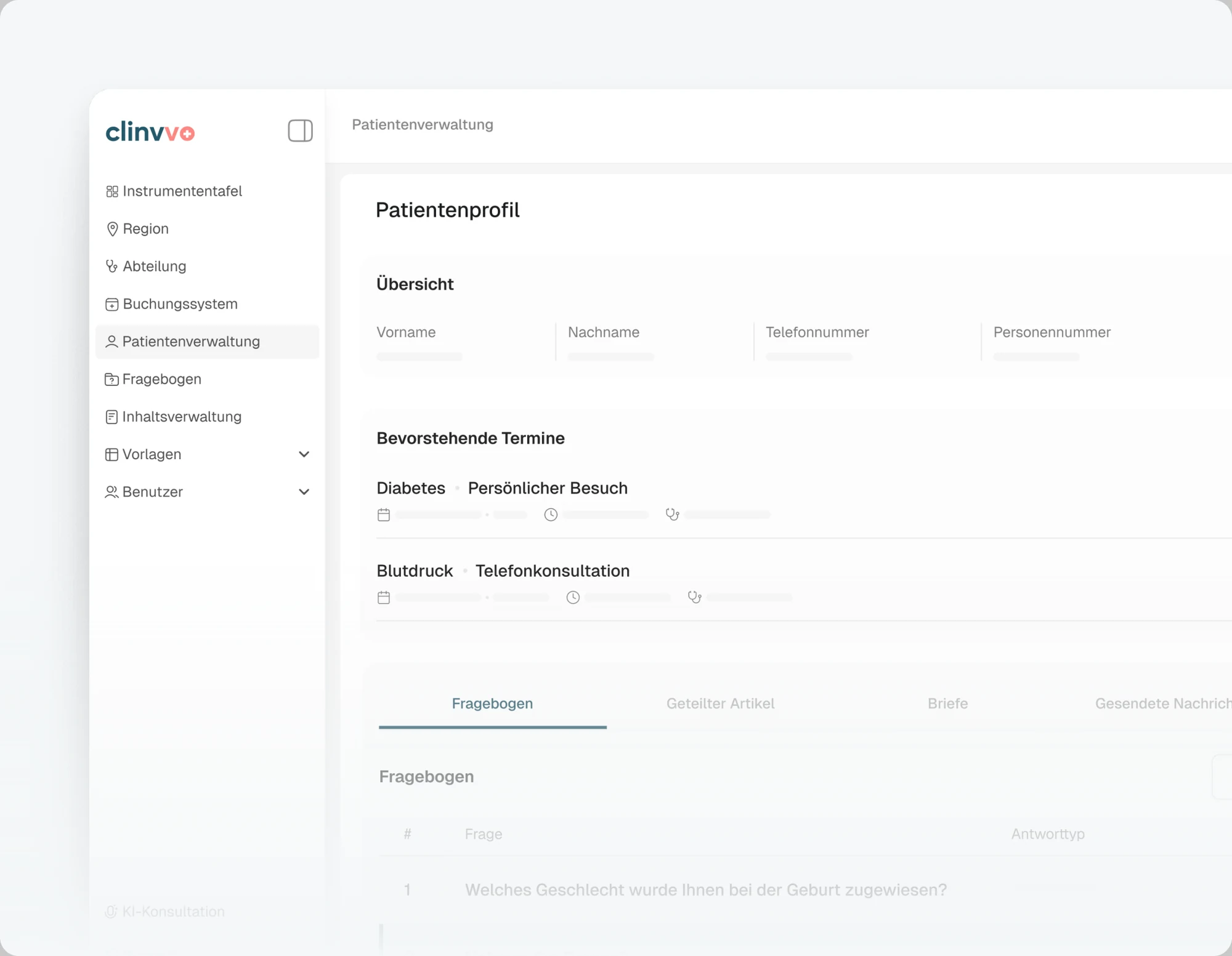 Umfassende Einblicke in das Patientenprofil