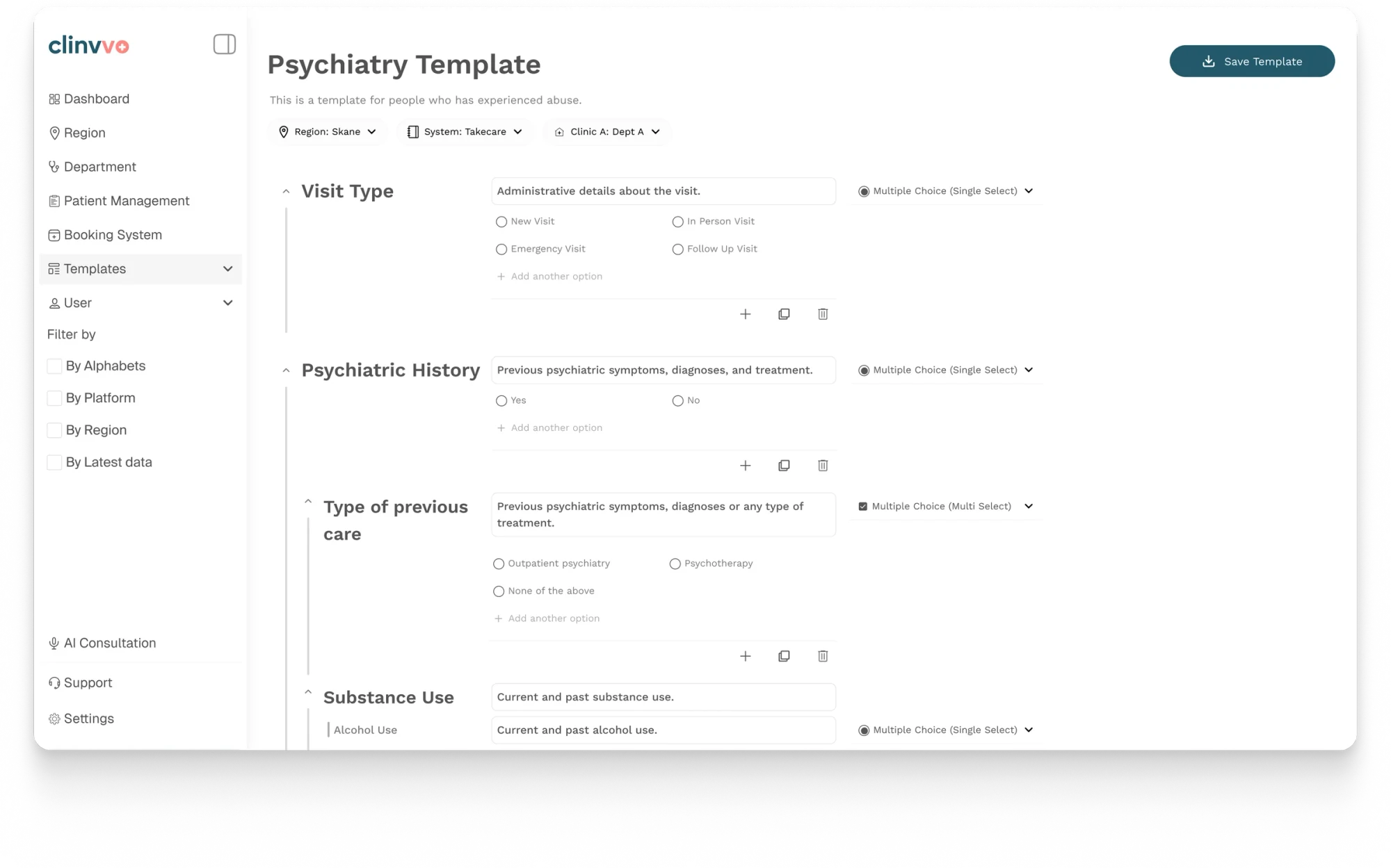 Template Management