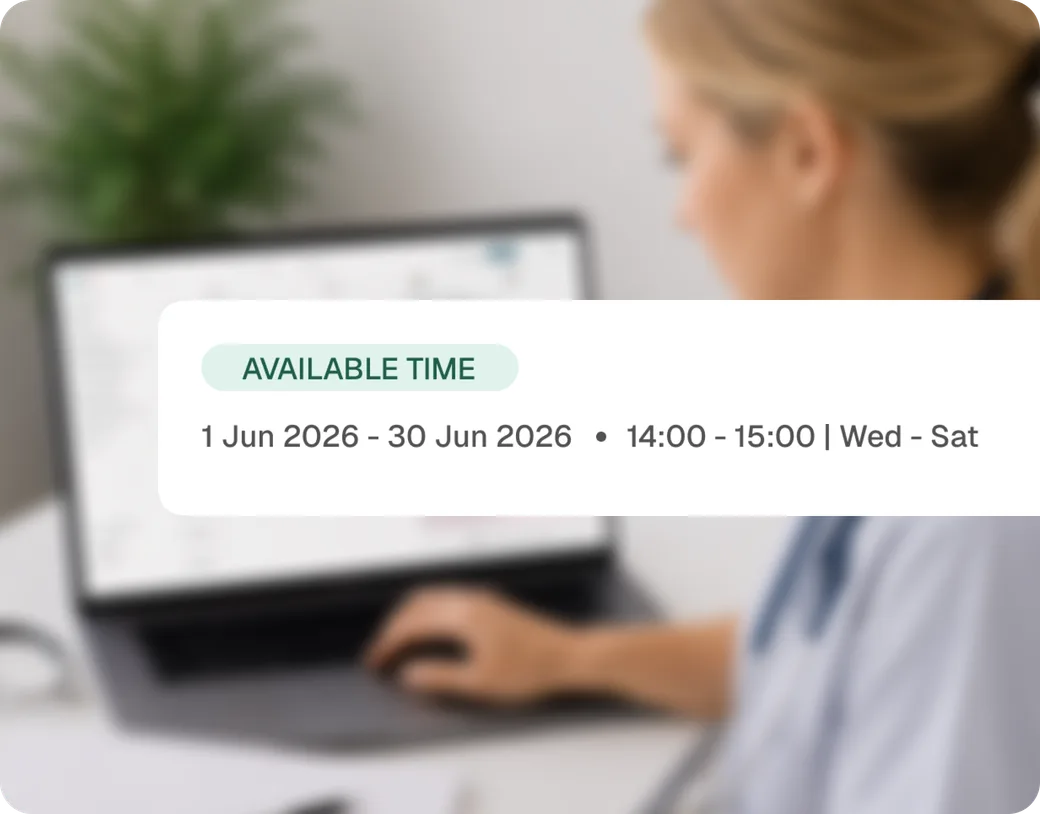 Monitor availability in real time