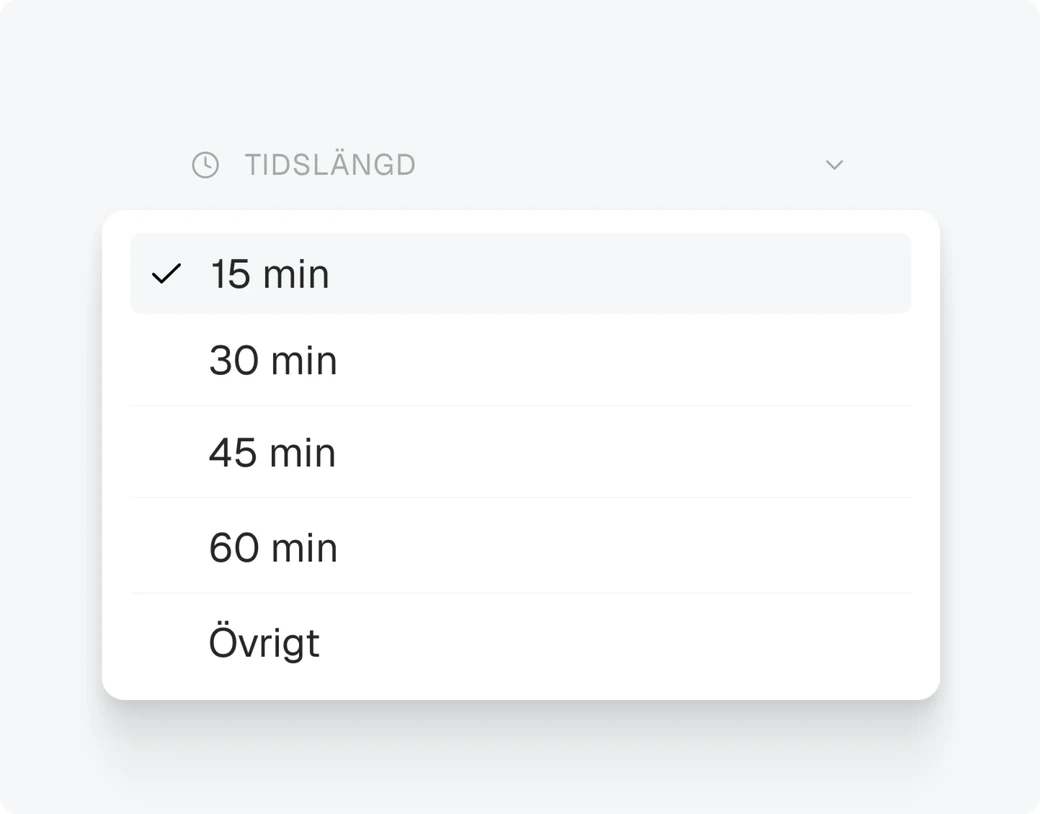Anpassa tidslängden dynamiskt